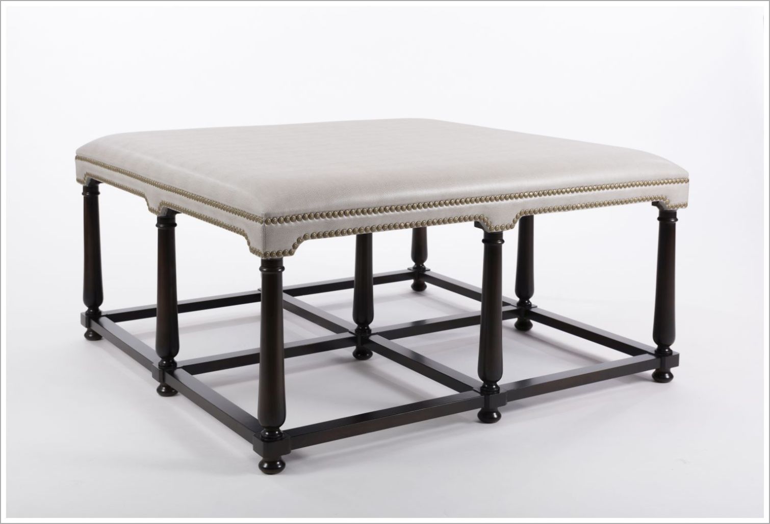 Custom Upholstered Ottoman