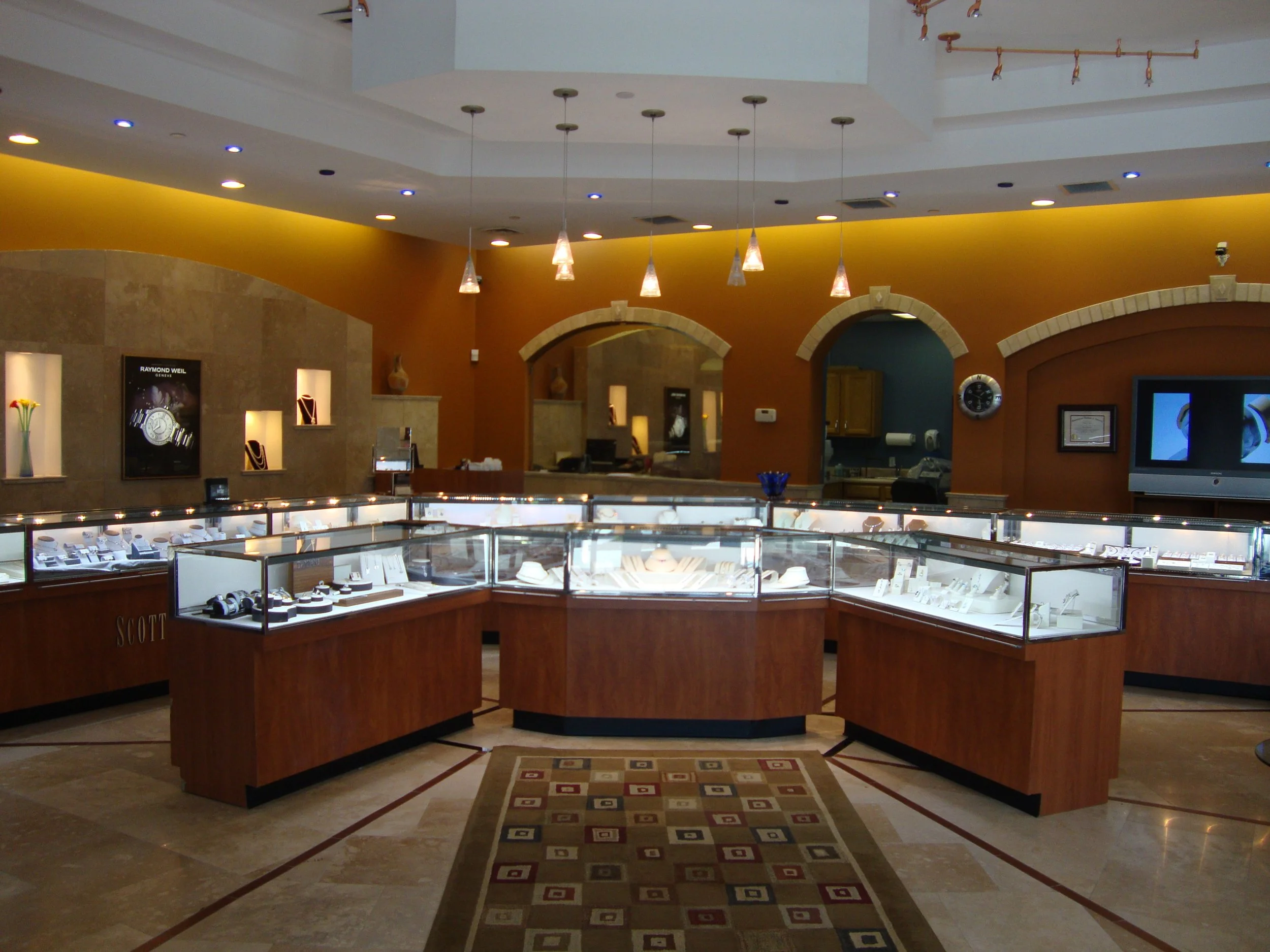 Carnegie Jewelers Installs LED PAR20 Carnegie Jewelers replaced a total of 17,500W Par20 incandescent bulbs with 17, 8W LED Par20 bulbs. The simple bulb change delivered immediate savings by reducing energy costs, eliminating maintenance and reduced HVAC load. The initial purchase for 90 LED bulbs was $537.20 including Energy Incentives of $142.80. The building owner will save a total of nearly $10,424.13 over the useful life of 50,000 hours or 11.4 years of the LED bulbs. The LED bulbs come on instantly, are dimmable and the light generated makes it a bright and comfortable office environment. In addition they are installing LED Par38 bulbs for additional savings and positive environmental impact.