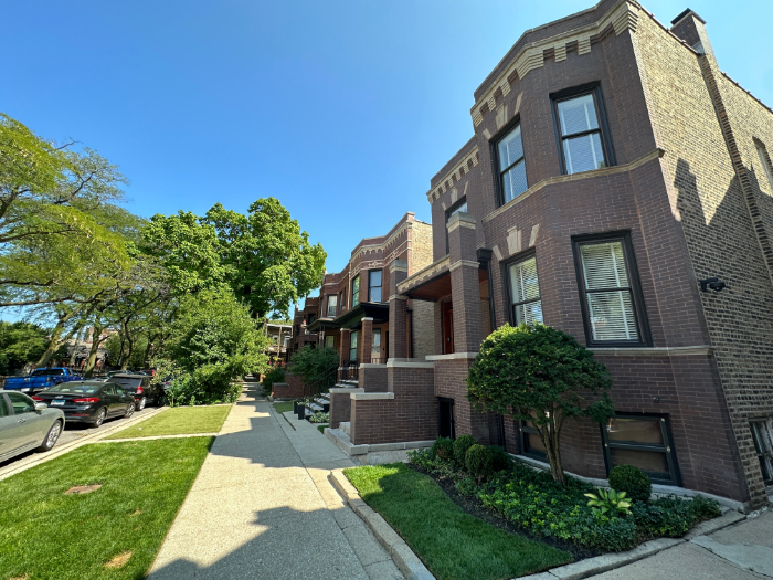 West Town Chicago Residential Street