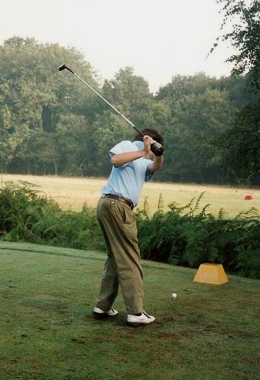 McGrath dreamed of becoming a professional golfer