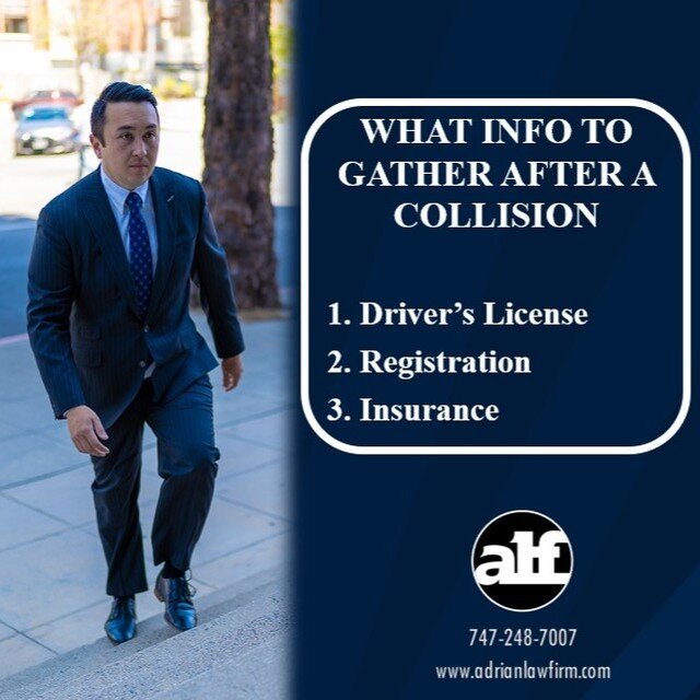 If you've ever been involved in a crash, you might have wondered: What information do I need?

If you haven't been involved in a crash, good for you! But, keep these tips just in case:

You have the ABSOLUTE RIGHT to get these three pieces of informa