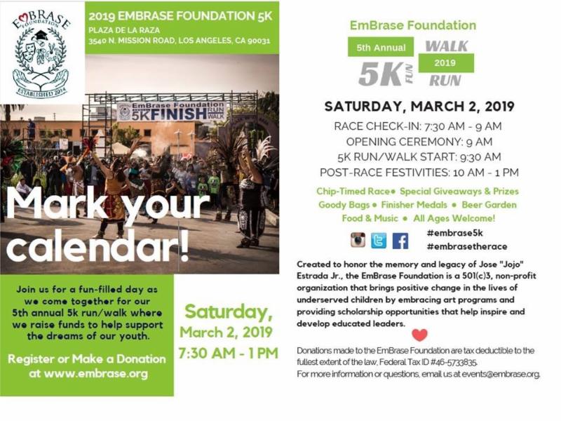 EmBrase Foundation 5k Run/Walk