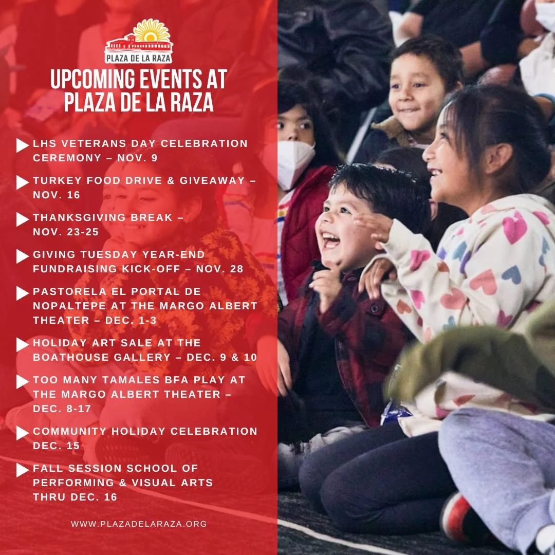 Upcoming Events at Plaza de la Raza
