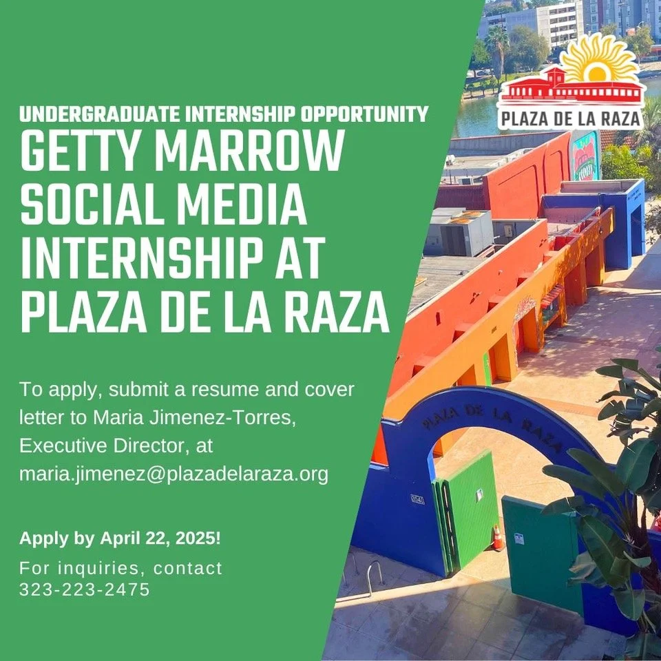 Getty Marrow Social Media Internship at Plaza de la Raza