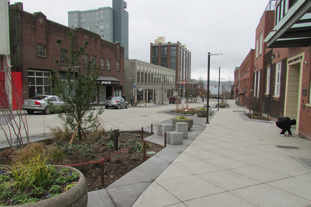 Example of a shared street