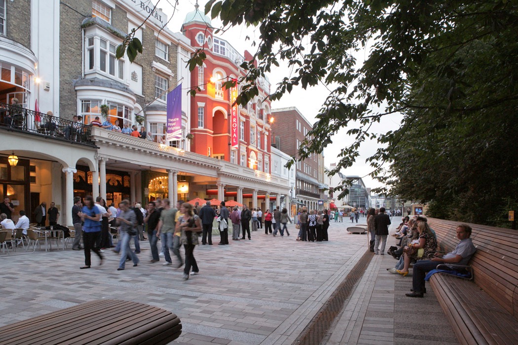 Shared street in Brighton