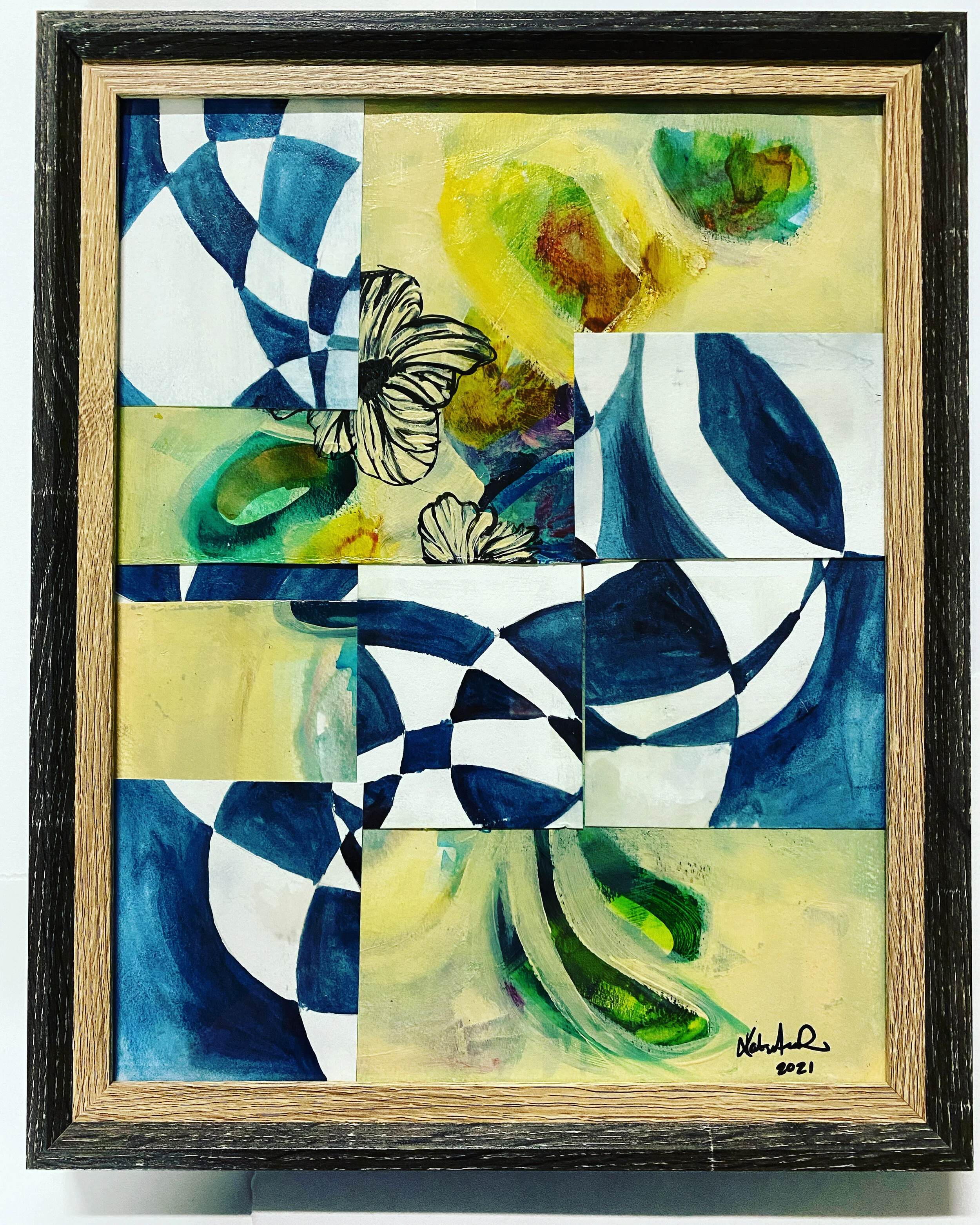 Flowers And Shapes, 2021, $150