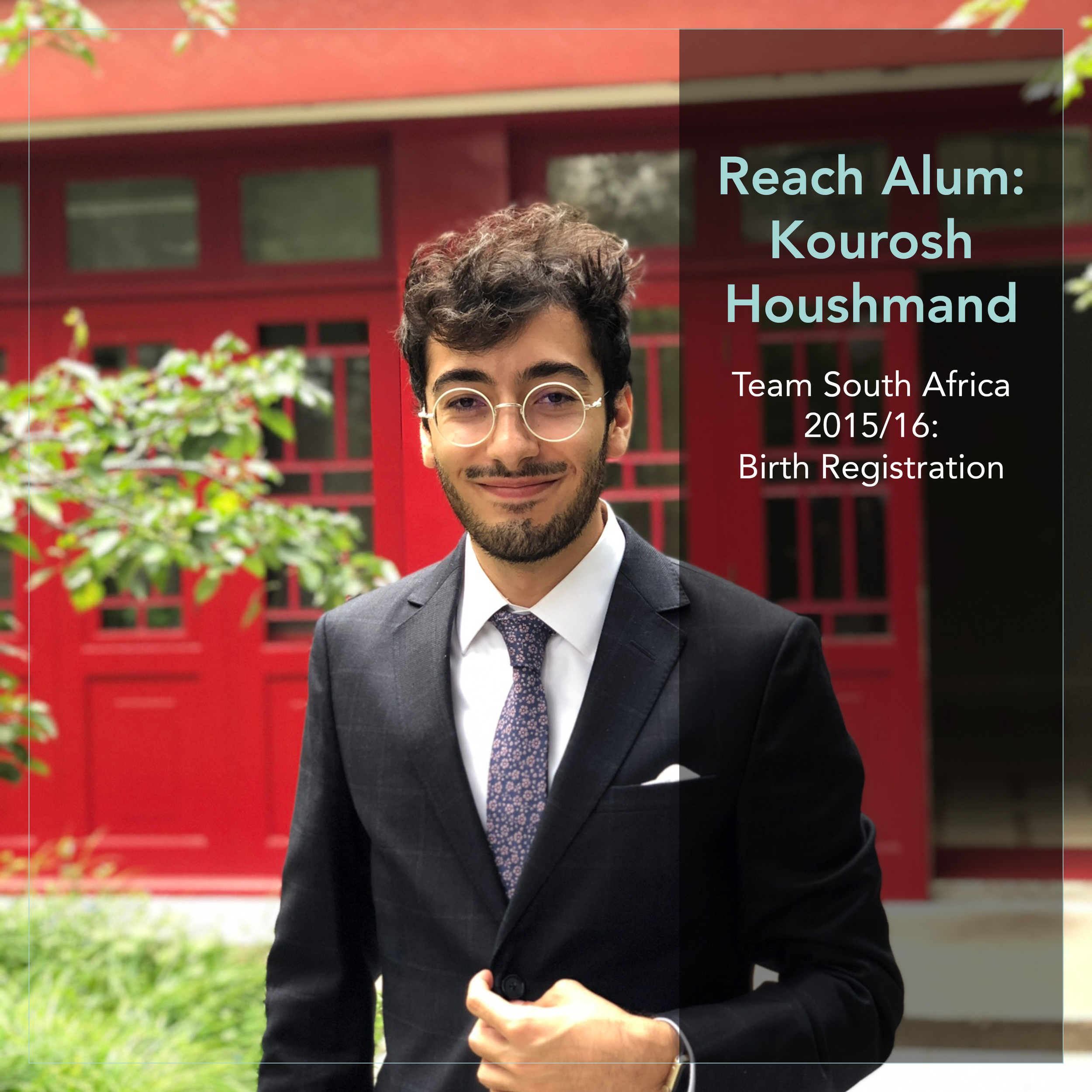 Meet Reach Alum Kourosh Houshmand