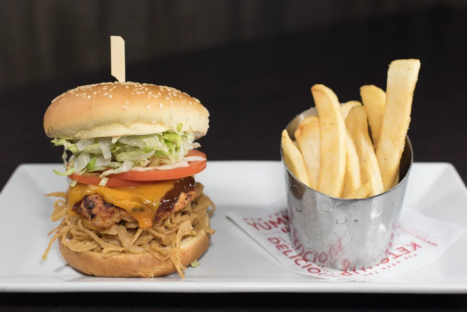 Whisky River BBQ Chicken Burger