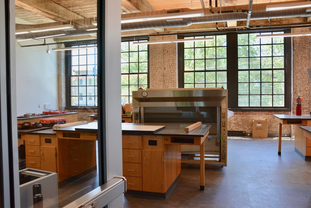  Chemistry Lab in the factory, which will have lab tables and lecture style seating. 