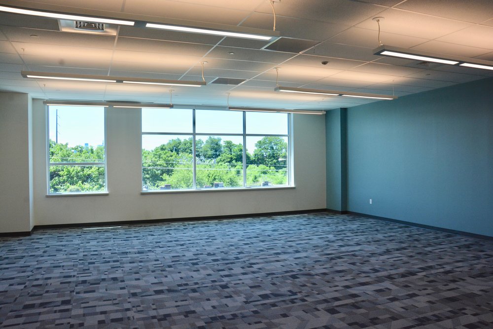  Classroom in the new addition. 