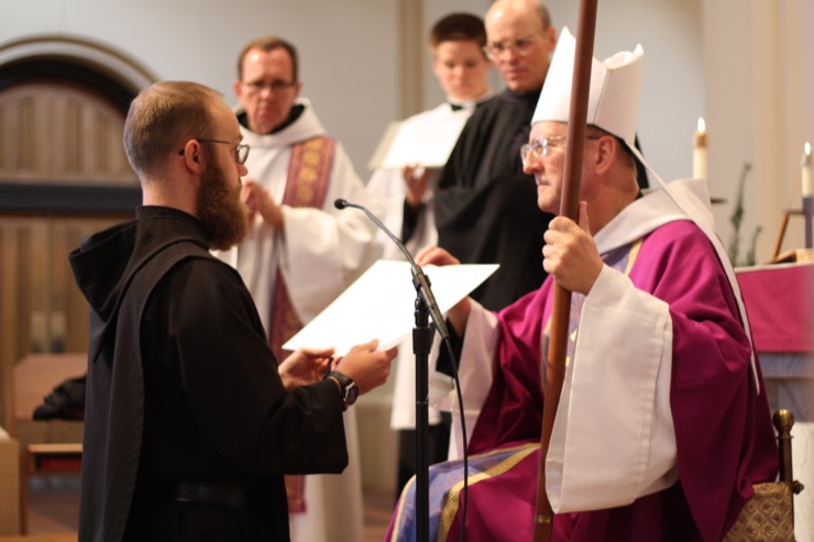 Etienne Huard, OSB (WSU Alum and Solemnly Professed Monk of Conception Abbey)