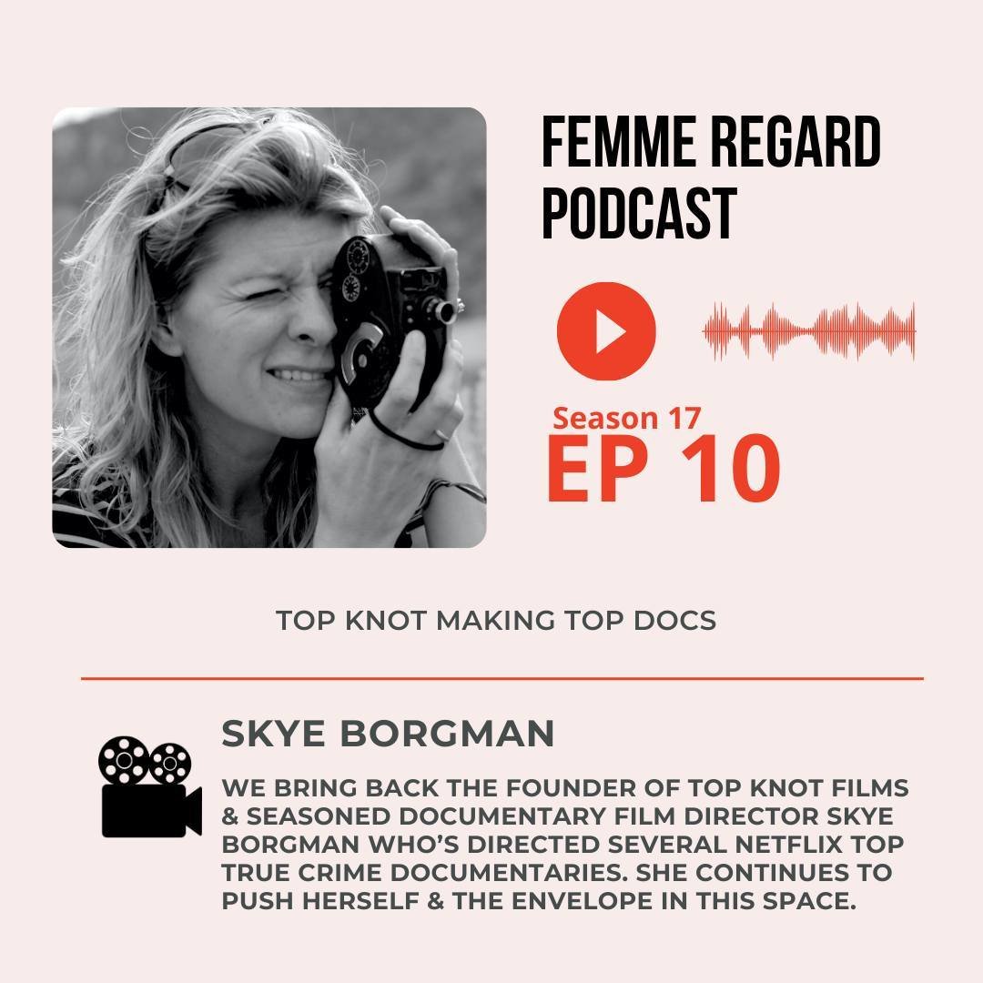 FRP S17 E10: Top Knot Making Top Docs with Skye Borgman!

This week's guest is filmmaker @skyeborgman of Top Knot Films. Known from her breakthrough true-crime documentary success on Netflix, Abducted in Plain Sight, Skye has been working with multip
