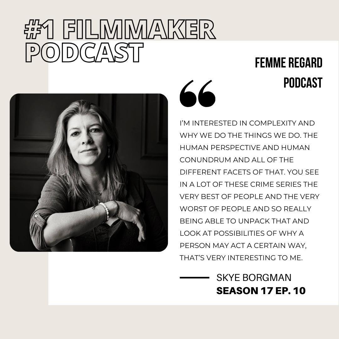 Be sure to listen to FRP S17E10:Top Knot Making Top Docs with Skye Borgman  before the next episode drops on Friday!

&ldquo;I&rsquo;m interested in complexity and why we do the things we do. The human perspective and human conundrum and all of the d