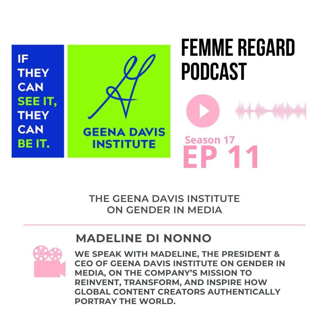 FRP S17 E11: The Geena Davis Institute on Gender in Media with Madeline DiNonno!

This week's guest is President and CEO of The Geena Davis Institute on Gender in Media, @madelinedinonno. After climbing the corporate and executive ranks, Madeline fou