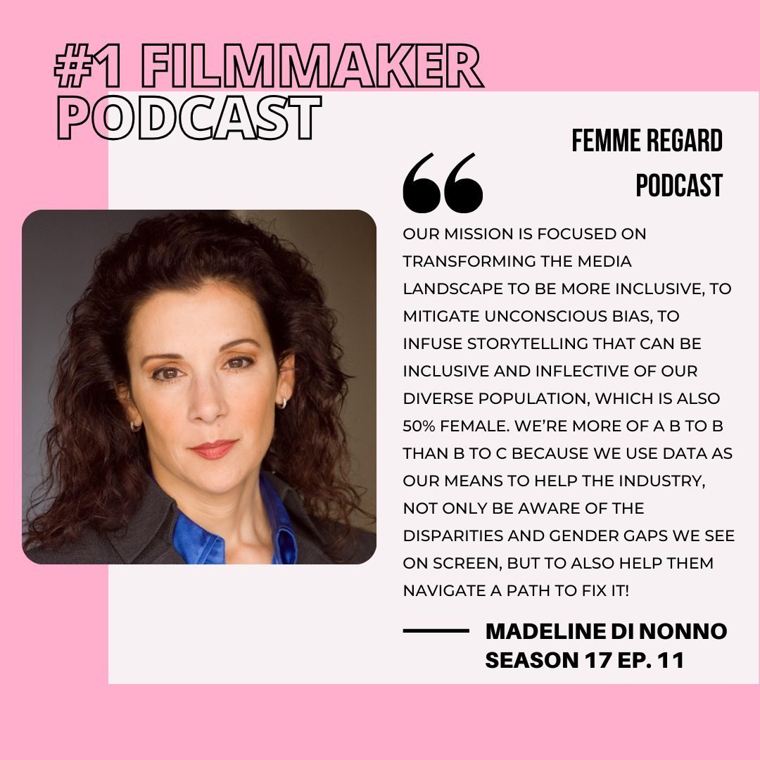 Be sure to listen to FRP S17E11:The Geena Davis Institute on Gender in Media with Madeline DiNonno before the next episode drops on Friday!

&ldquo;Our mission is focused on transforming the media landscape to be more inclusive, to mitigate unconscio