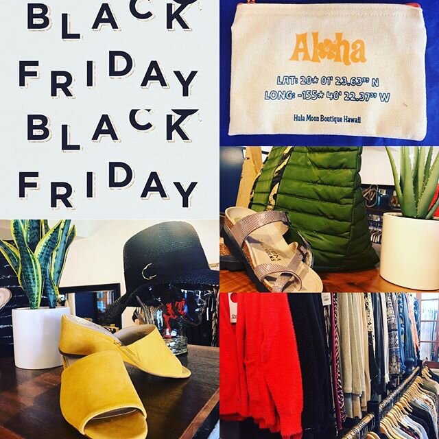 Black Friday is coming soon, please join us November 29(Friday)from 9:30-5:30, all items 15-75%off
We&rsquo;re also giving away this cute Aloha pouch with the longitude and latitude of Waimea to thank all our loyal customers. 💗