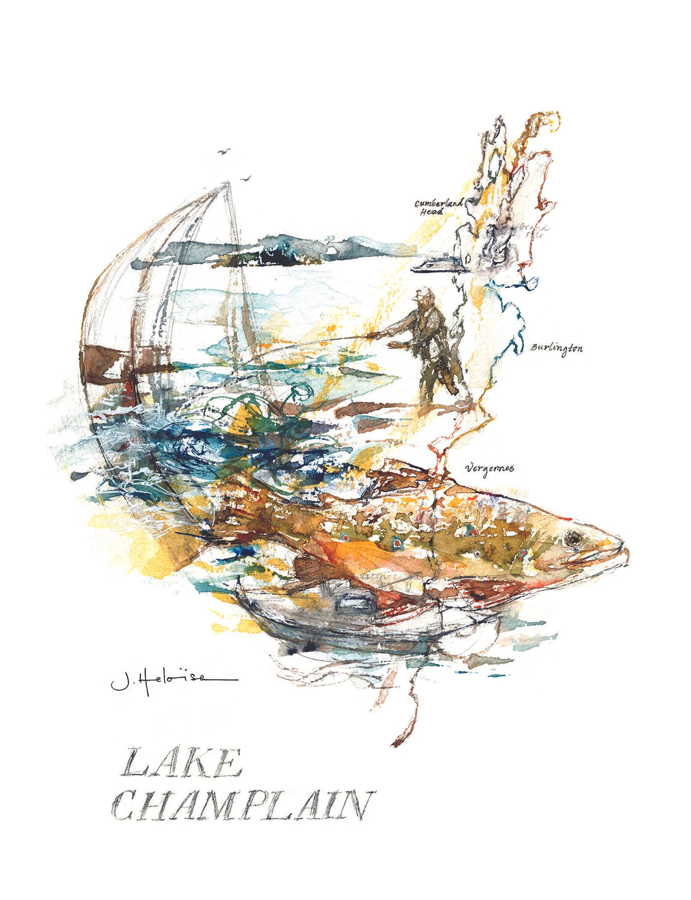 Art Commission for Lake Champlain International by J.Heloise, 2016