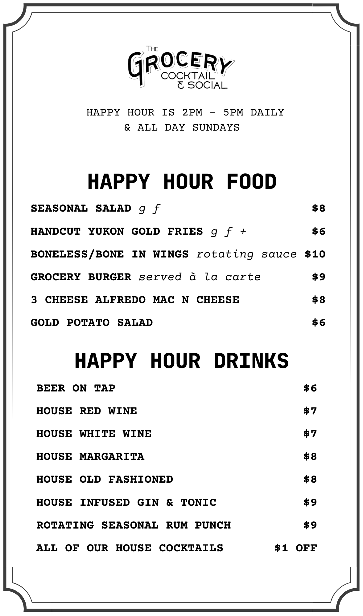 No Happy Hour This Week