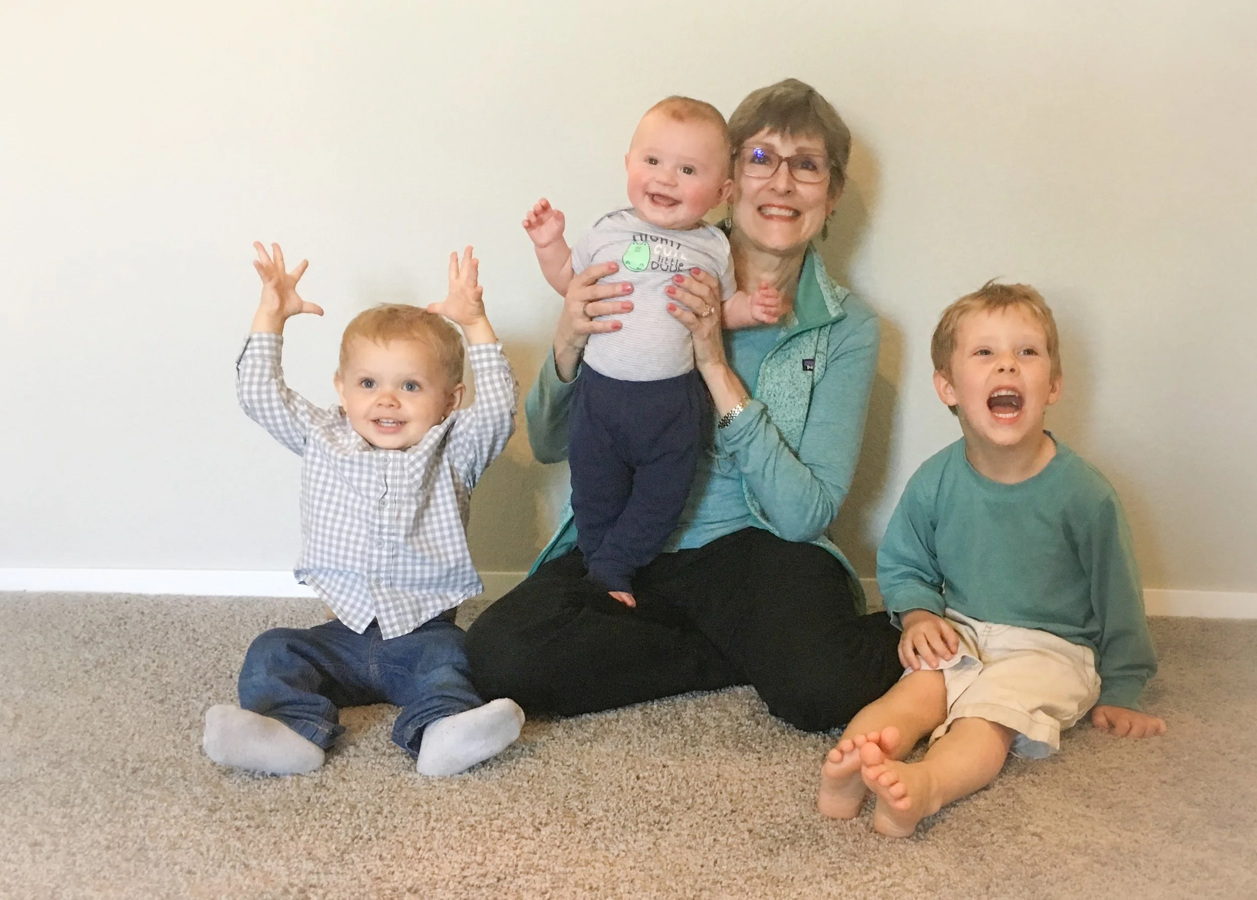 Cathy Dillard Byrum with grandchildren.jpeg