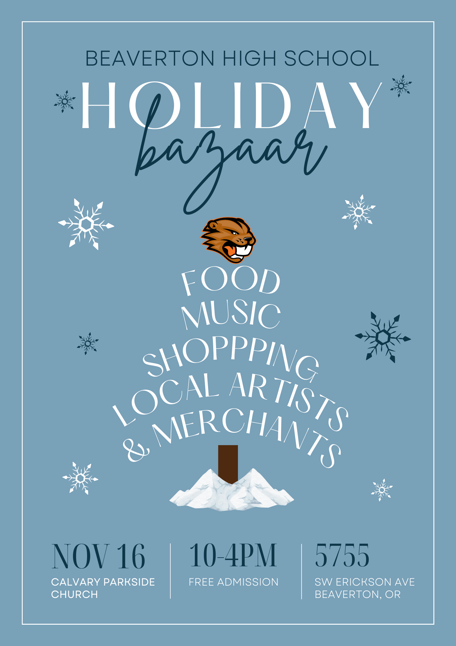 Beaverton High School Holiday Bazaar