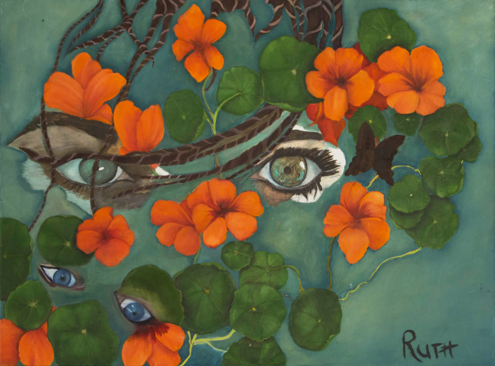 Eye and Geraniums