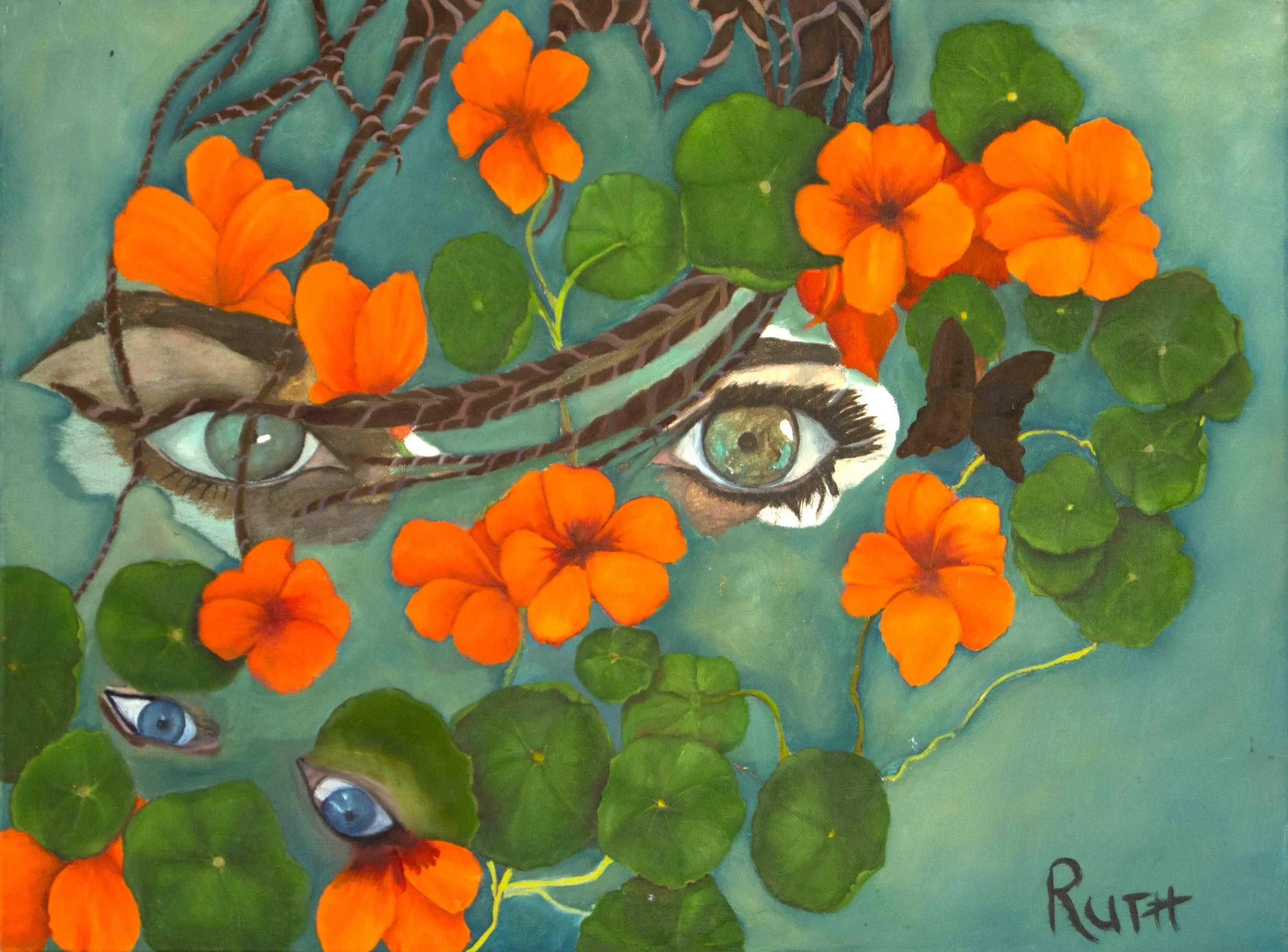 Eyes and Geraniums