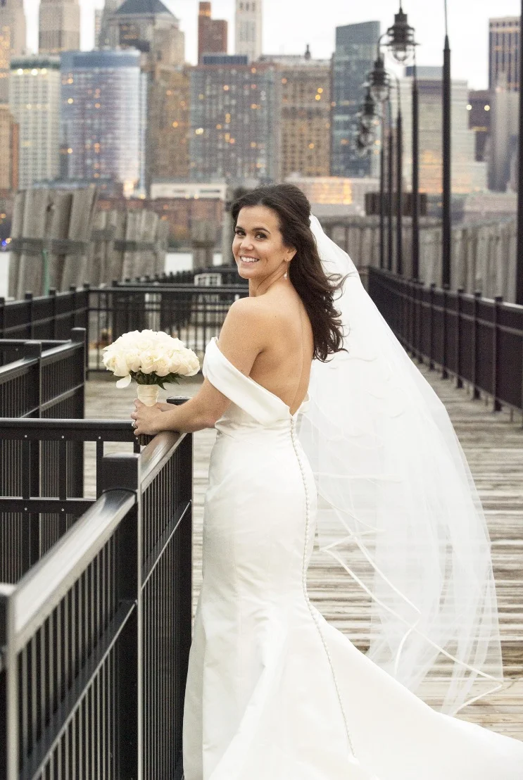 Megan Laurel gown | Jersey City, NJ | 2016 Jeff & Mollie Weddings Photography