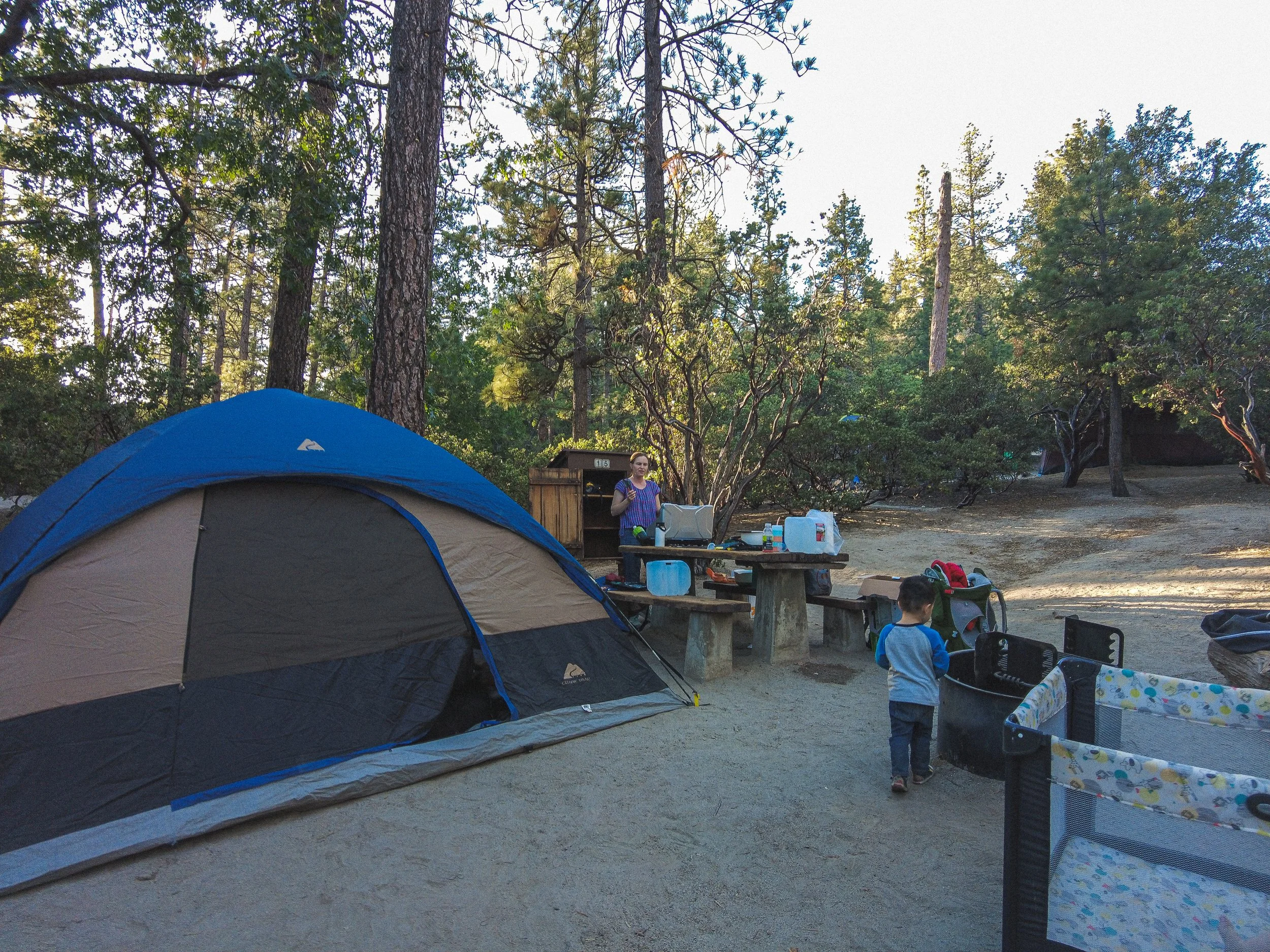 Camping with 3 Under 3