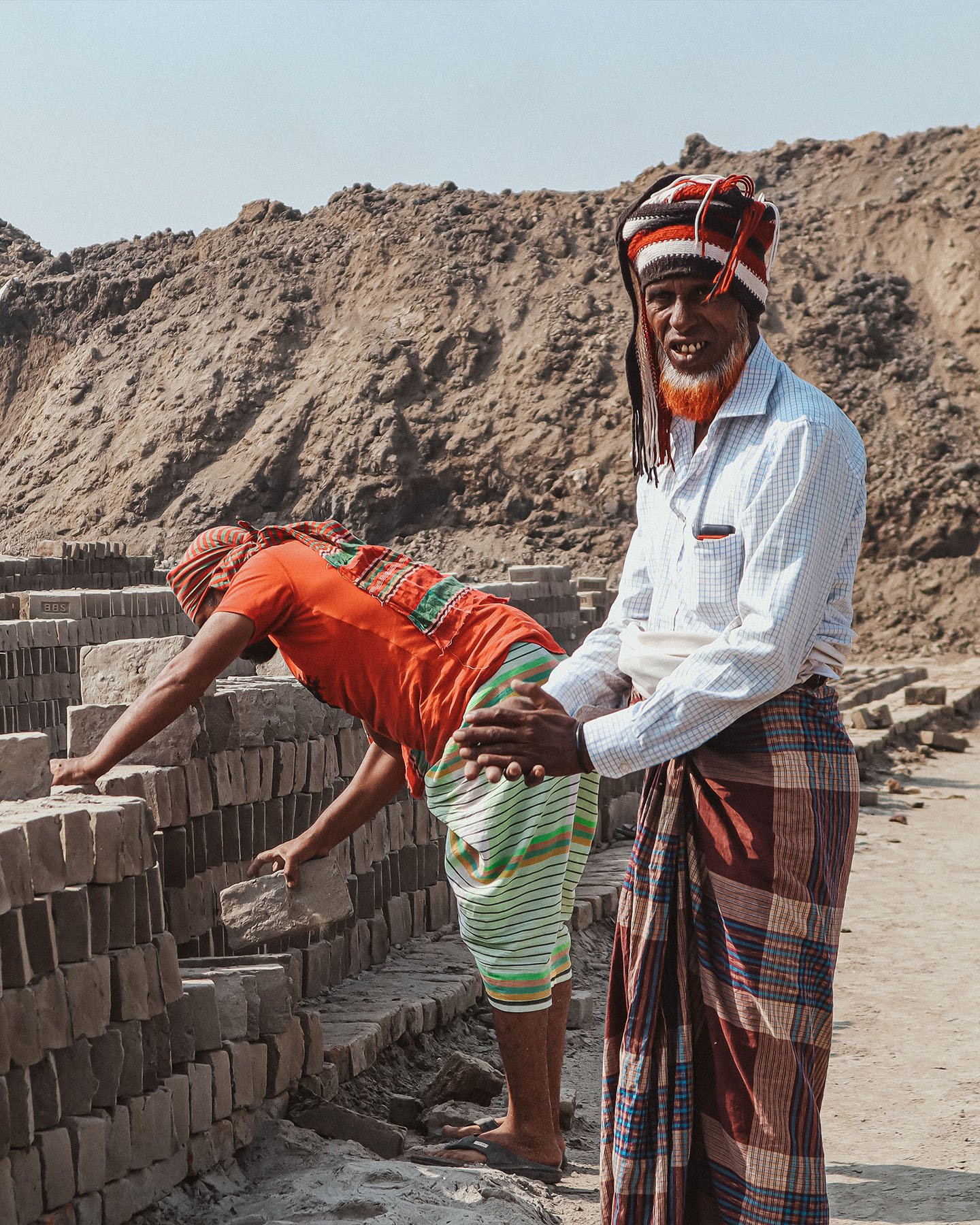 Brickmakers in Bangladesh