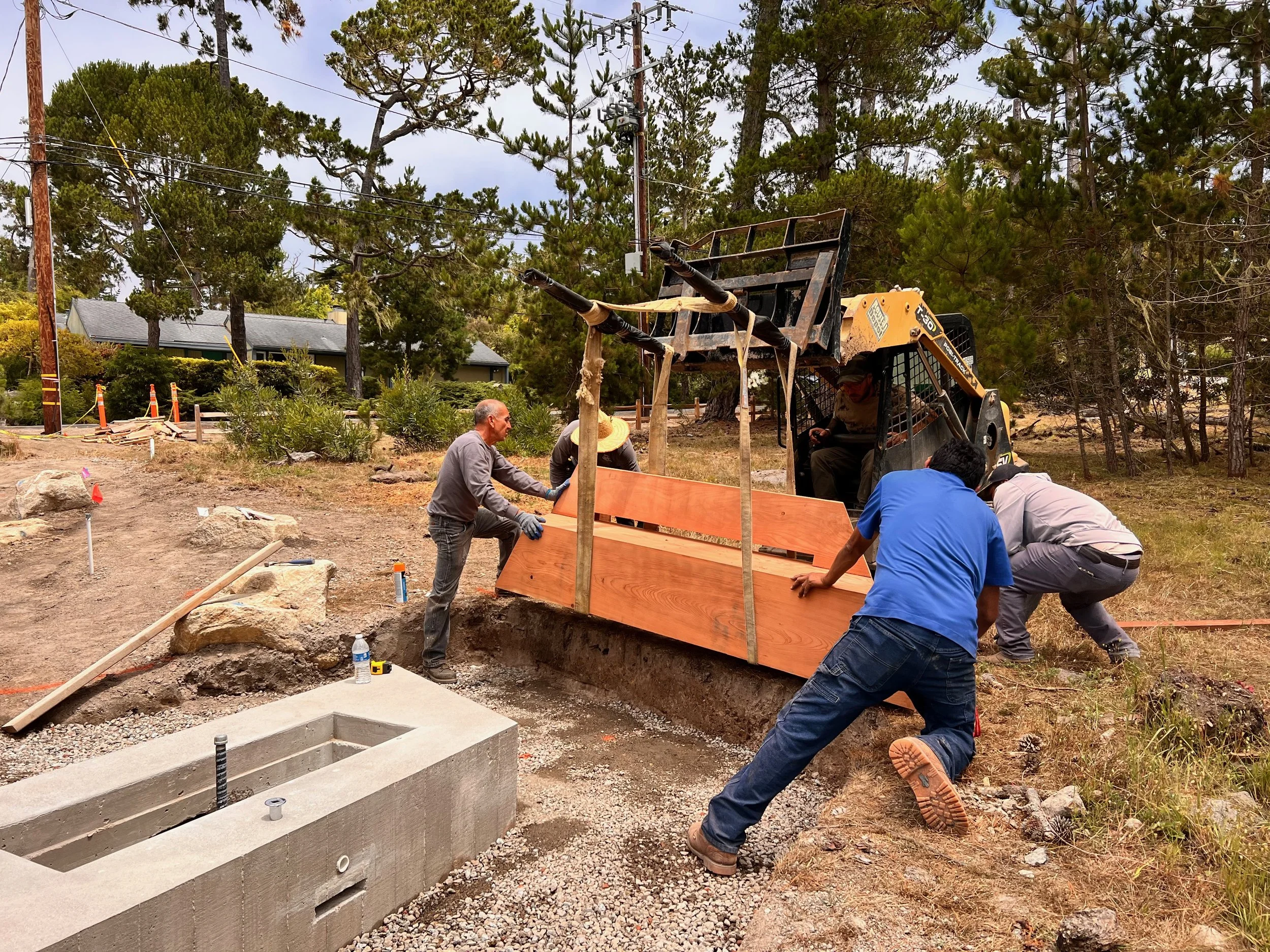  progress photos by Wild Land Workshop staff 