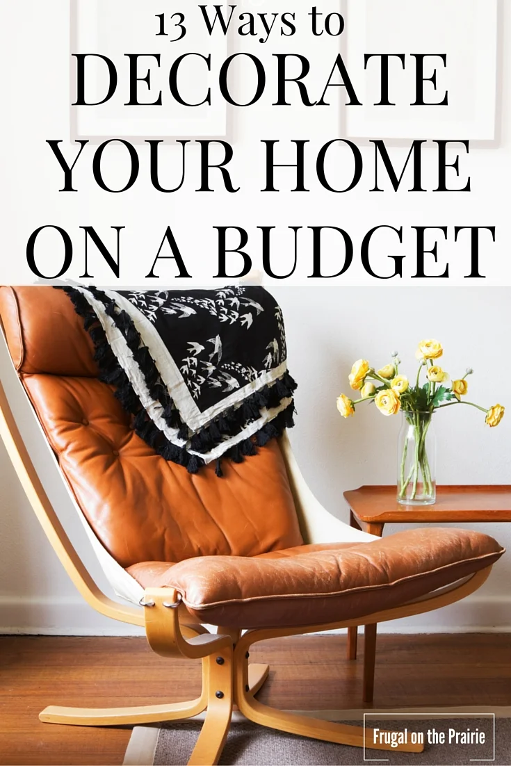 Looking for the best ways to decorate your home on a budget? Painting an accent wall or hanging your child's artwork are a few cheap options to start.