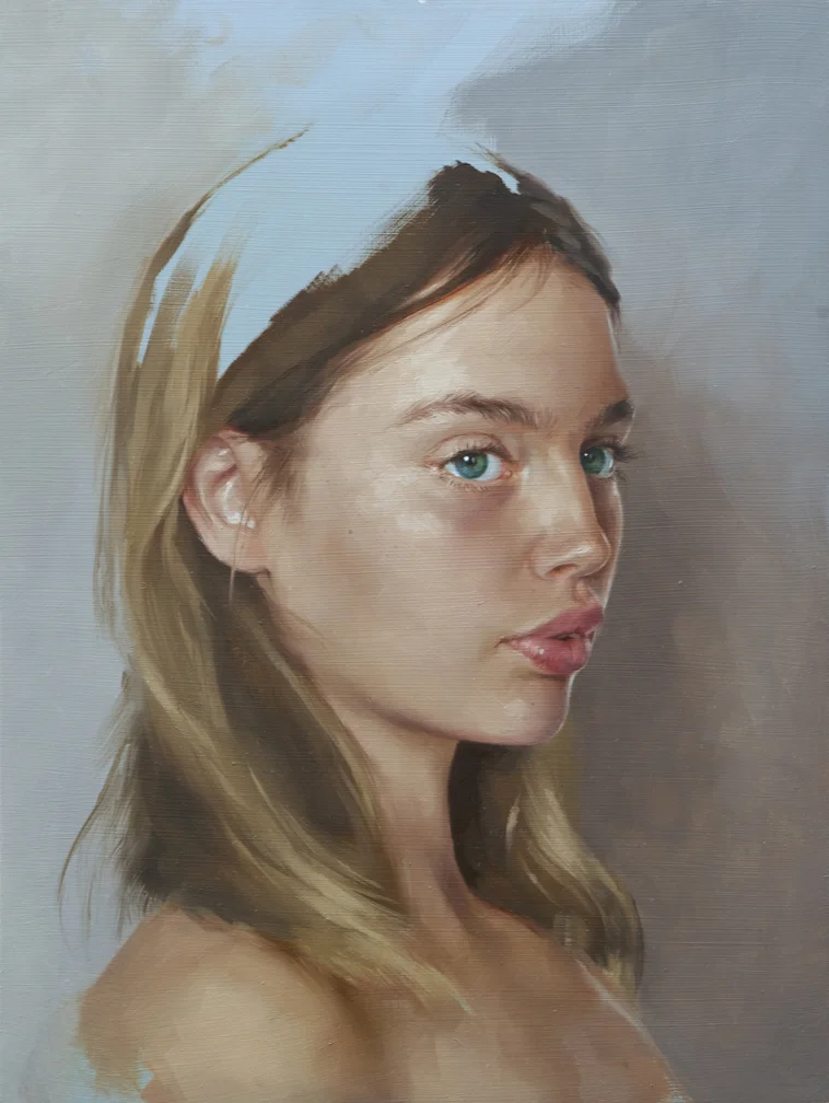portrait study, "Staz"
