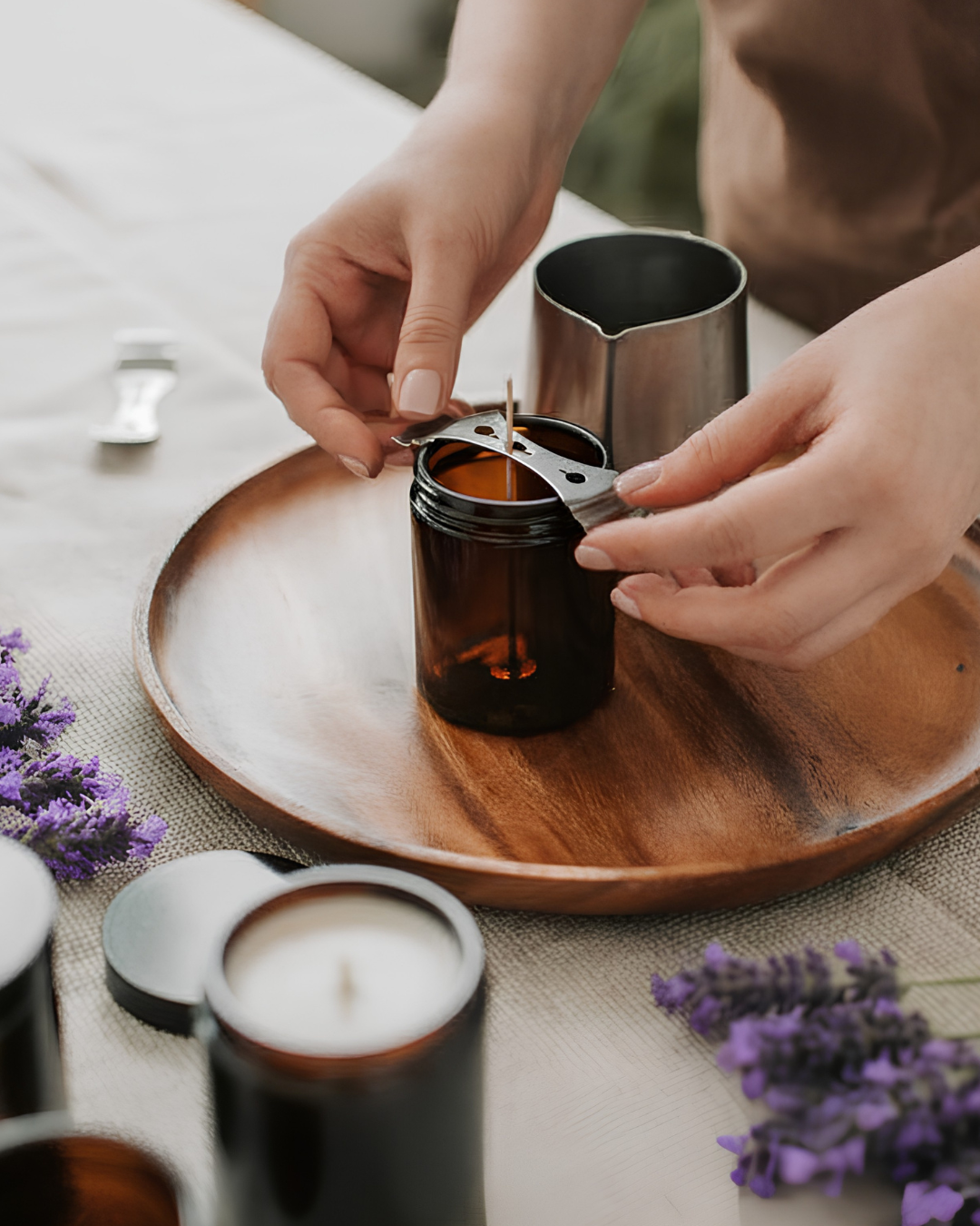 Candle Making Workshop + Farm Tour