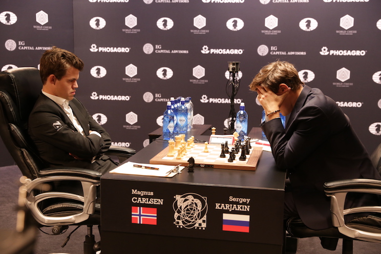 Carlsen-Karjakin, Game 7: New move, same result