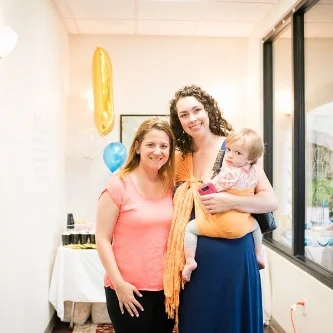 Dr. Viner and Sara - photo courtesy of 9 Sparrow Lane
