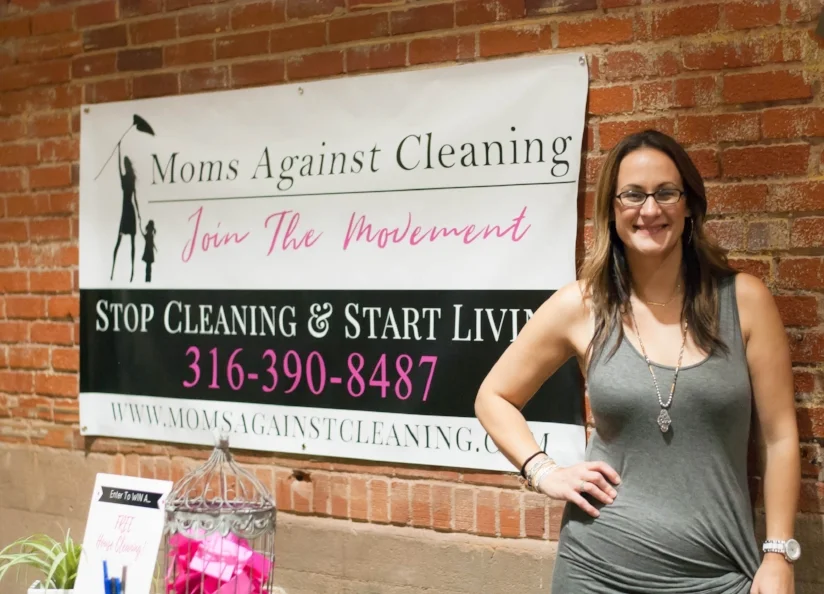 Moms Against Cleaning, a local residential cleaning company geared toward busy moms.