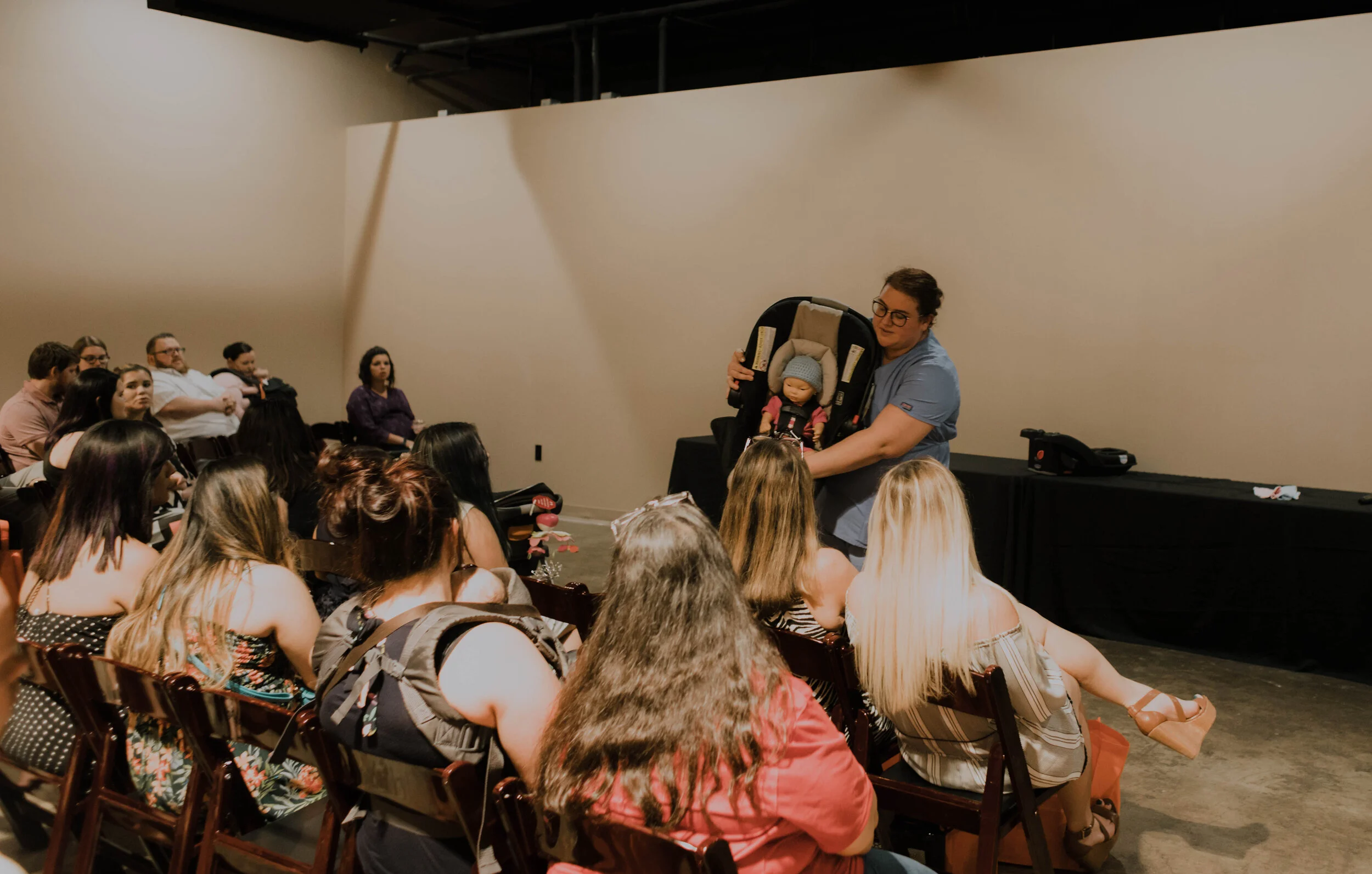 Elisabeth Goebel, RN, CPST teaches “Car Seat Safety 101”