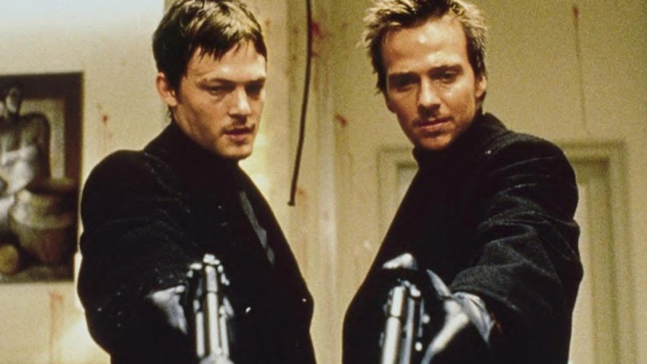 The Boondock Saints, about to kill some bad guys. 