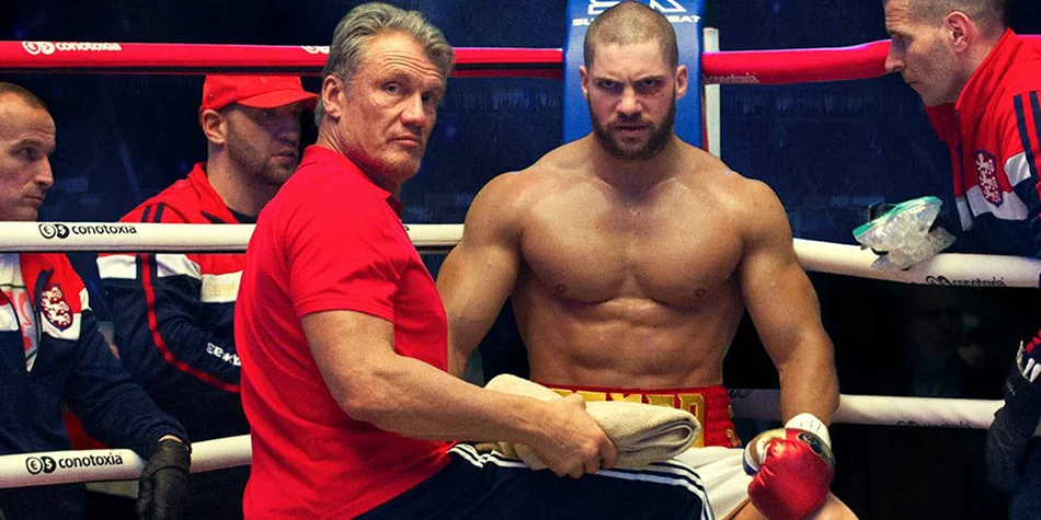 Drago Lundgren with his son, Strong Russian Guy