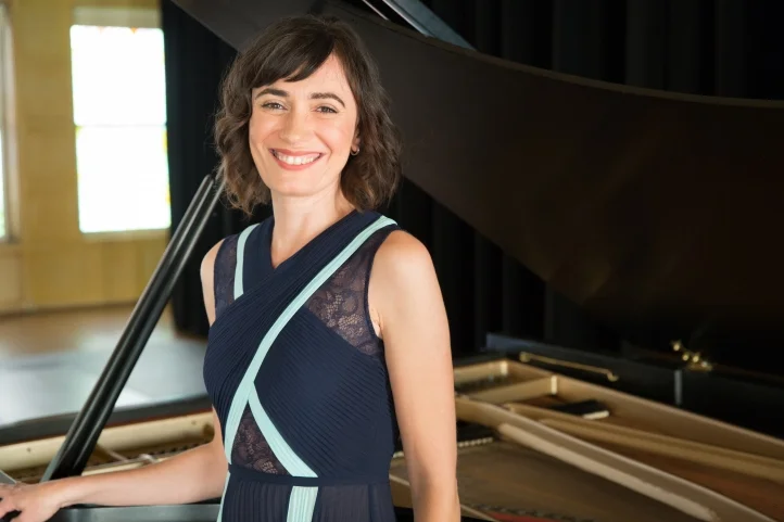 Pianist Cristina Valdés; photo by Monica Jane Frisell