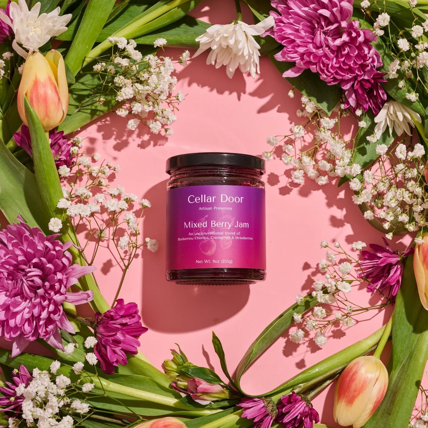 Moms love jam.

Longer lasting than a bouquet 💐 (well...maybe 😉).

Order your mother's Day gift from Cellar Door today or buy some in person this weekend at the @fultonstmarket between 8am-2pm.

If you let us know in your order notes that you are g