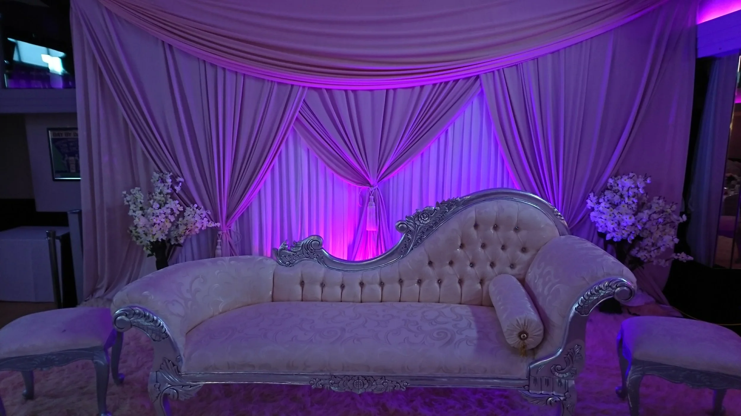 Chaise Longue at Aana's Indian Wedding, Southend