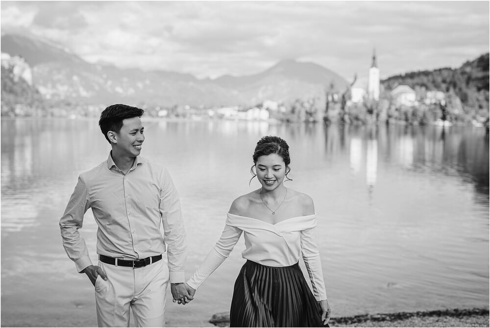 lake bled wedding engagement prewedding photography photographer photoshoot bled bohinj slovenia mountains asian couple 0011.jpg