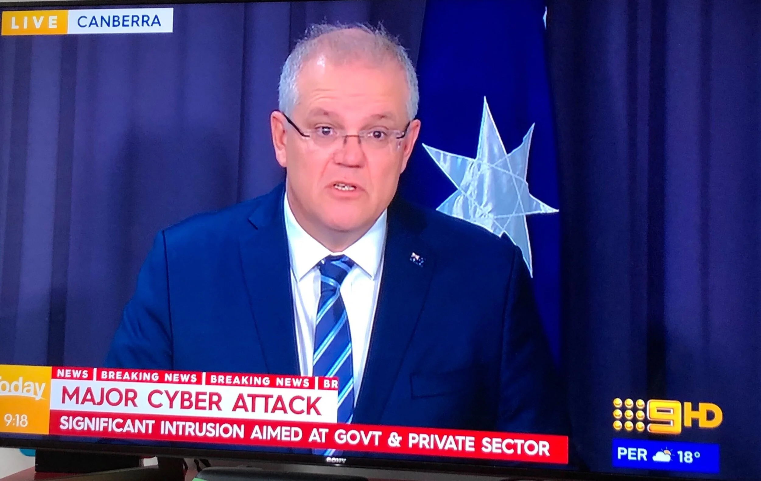 Australia under cyber attack