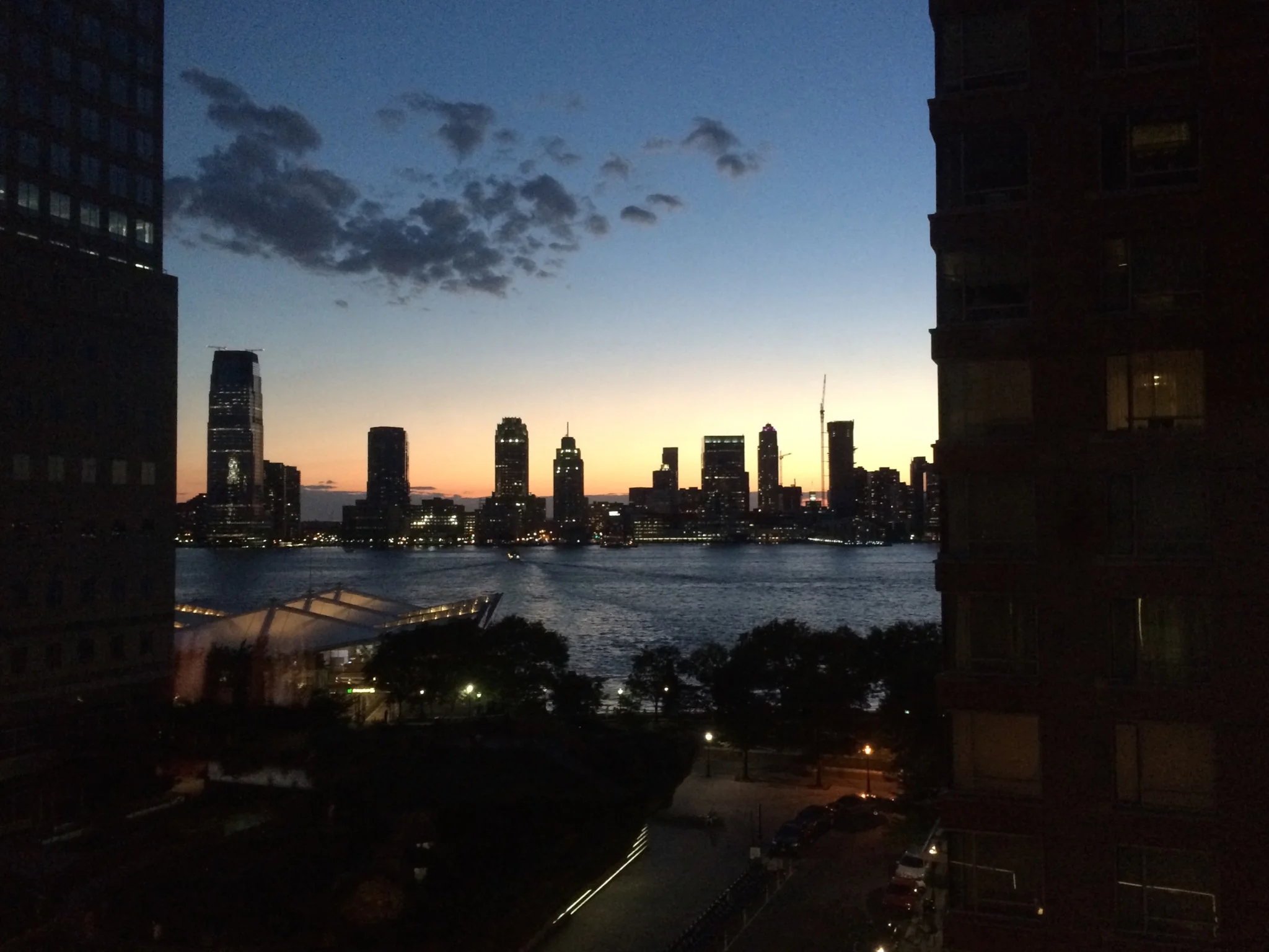 Blick aus dem Conrad Hotel.