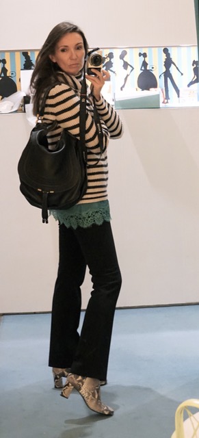 Schuhe: SchoShoes, Hose: lala Berlin, Top: GRAZIA'LLIANI, Tasche: Chloe, Pullover: 360Cashmere