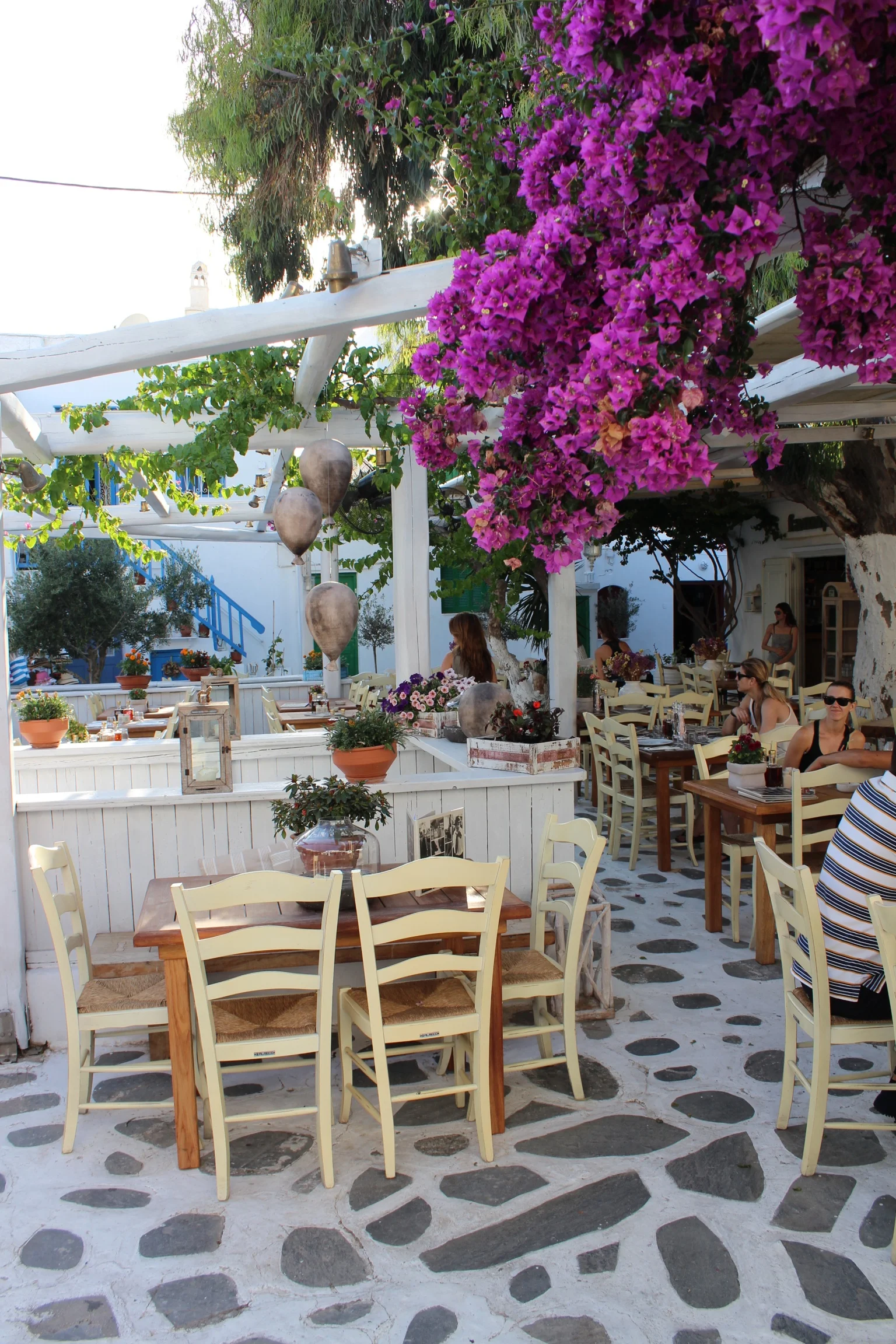 Taverne in Mykonos Stadt.