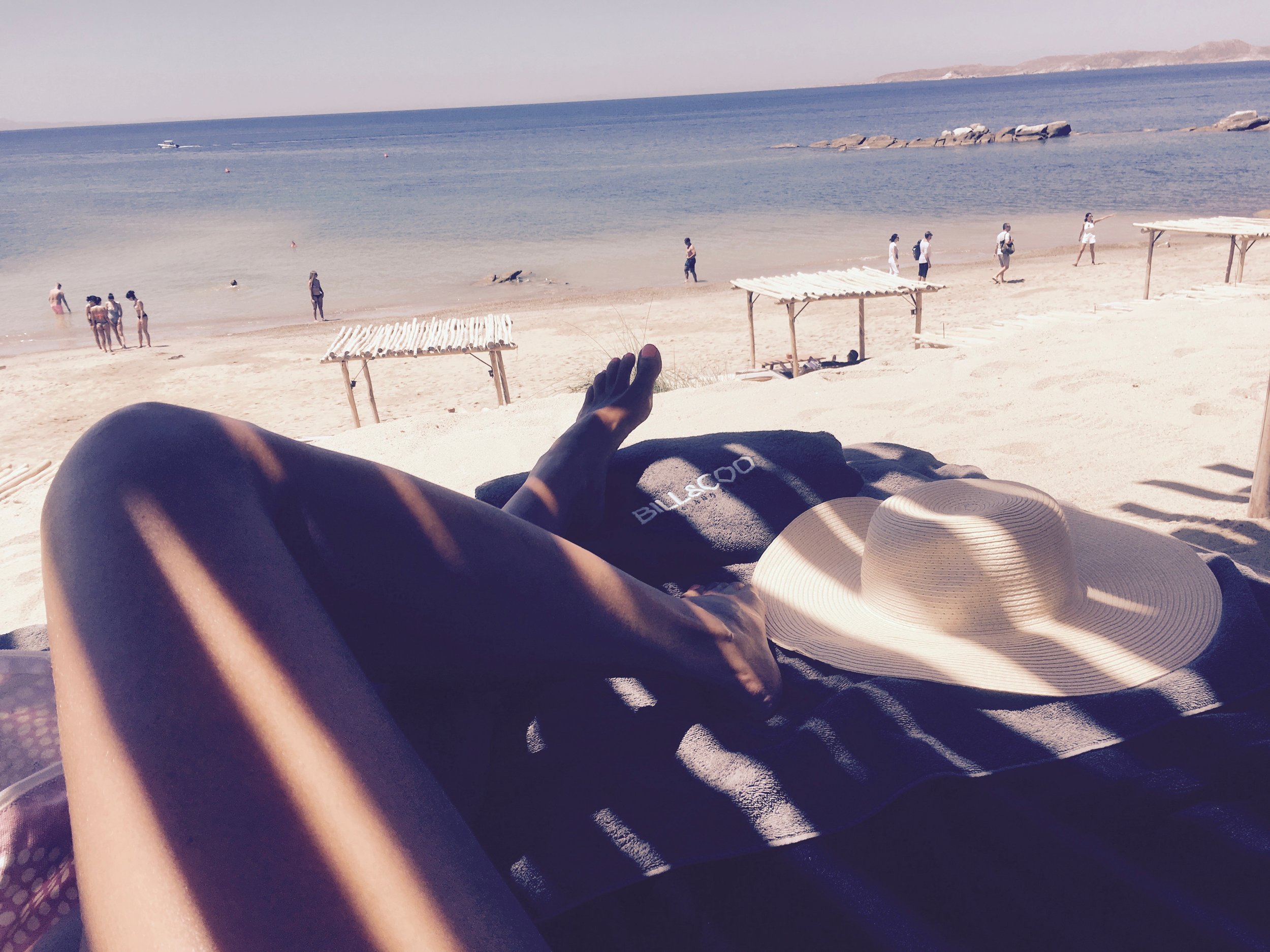 BeFifty Beate Finken Blog für Frauen über 40 und über 50 Reisetipps Mykonos Scorpios Beach Club Tipps Mykonos