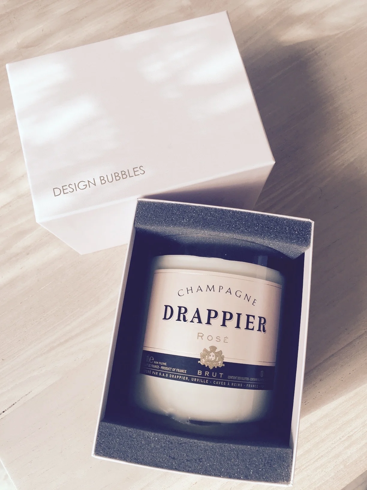 Duftkerzen Design Bubbles Champagner Flaschen Upcycling Blog für Frauen über 50 Höhle der Löwen Pro 7 Beate Finken Blog für Frauen über 40 und 50